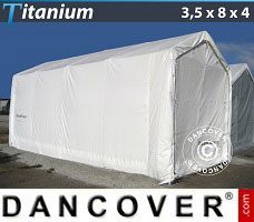 Pressutalli Titanium 3,5x8x3x4m, Valkoinen